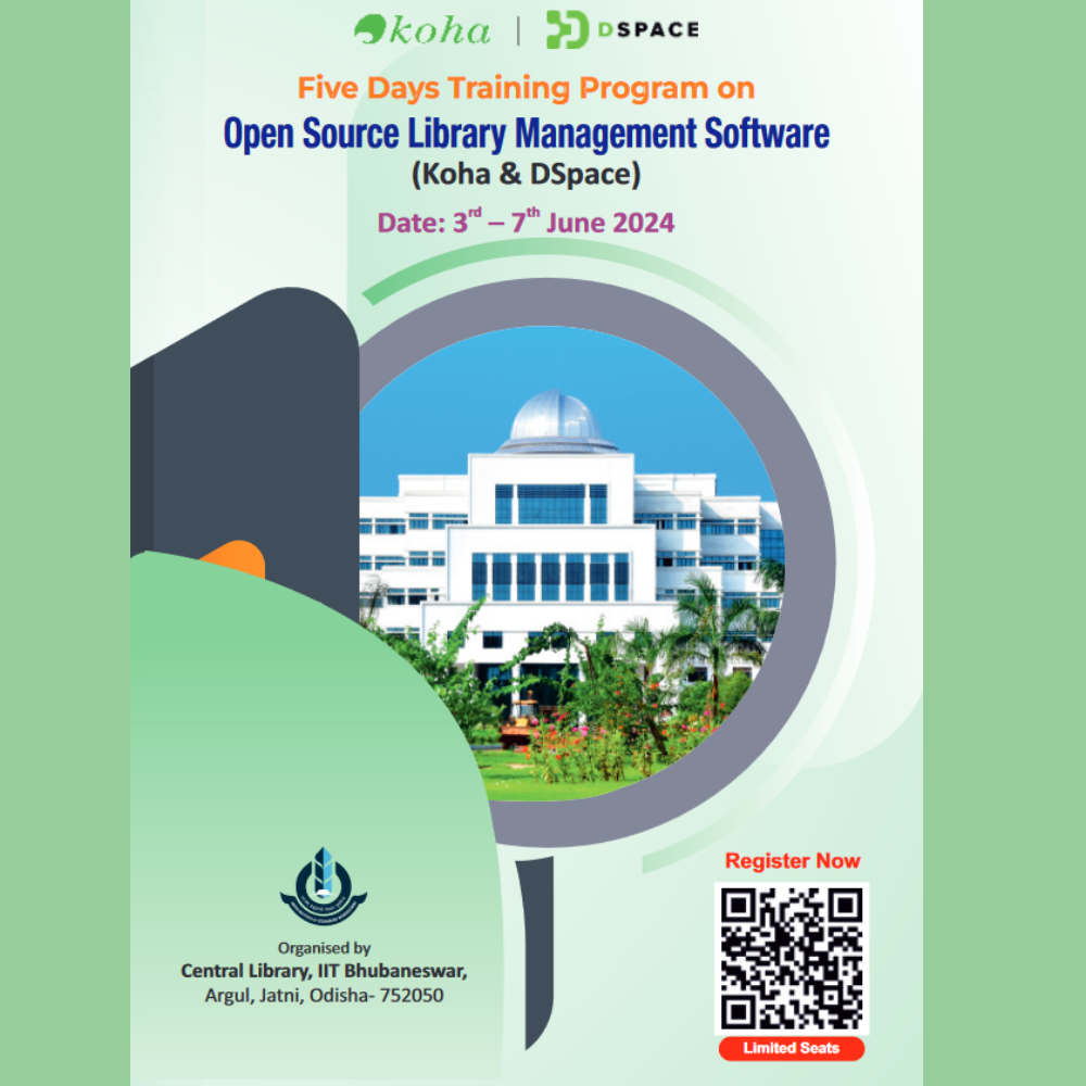 Five Days Training Program on Open Source Library Management Software (Koha & DSpace)